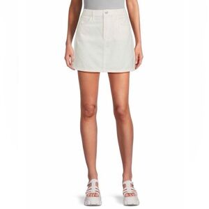 NWT Joe's Jeans White Mini Skirt with Subtle Quilted Texture